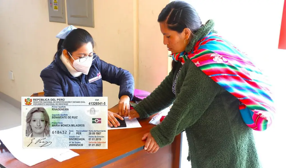 Más de un millón de peruanos ya gestionaron el nuevo DNI electrónico versión 3.0 desde su lanzamiento en abril. Foto: composiciónLR/Gobierno del Perú/Reniec Más de un millón de peruanos ya gestionaron el nuevo DNI electrónico versión 3.0 desde su lanzamiento en abril. Foto: composiciónLR/Gobierno del Perú/Reniec