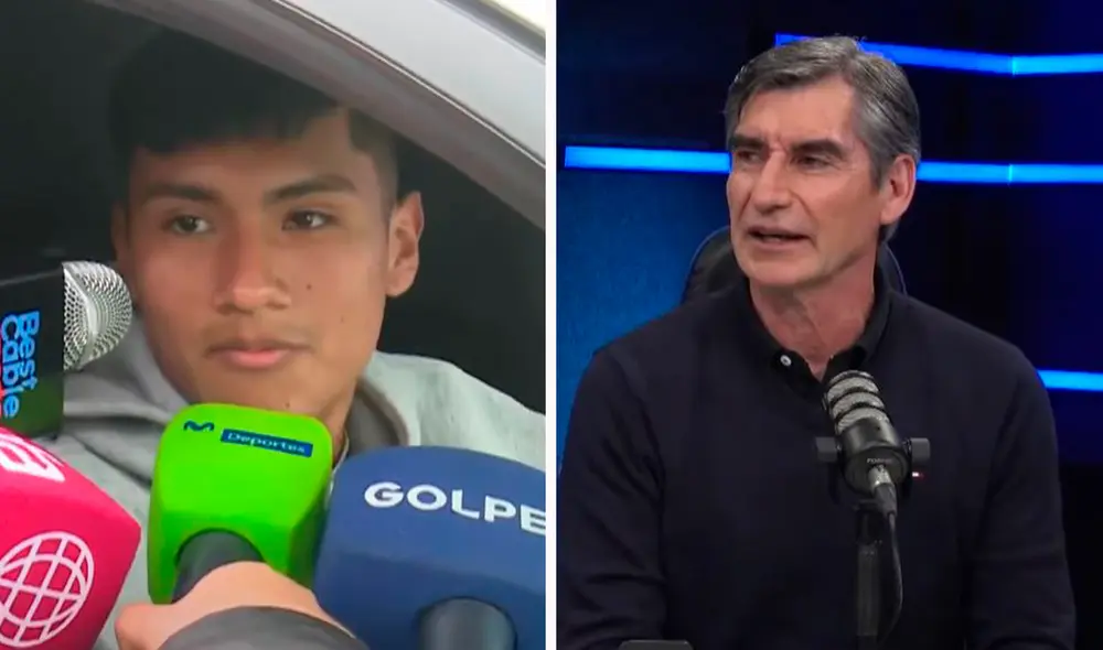 Piero Cari debutó con la selección peruana ante Paraguay. Foto: composición LR/captura de Latina Deportes Piero Cari debutó con la selección peruana ante Paraguay. Foto: composición LR/captura de Latina Deportes