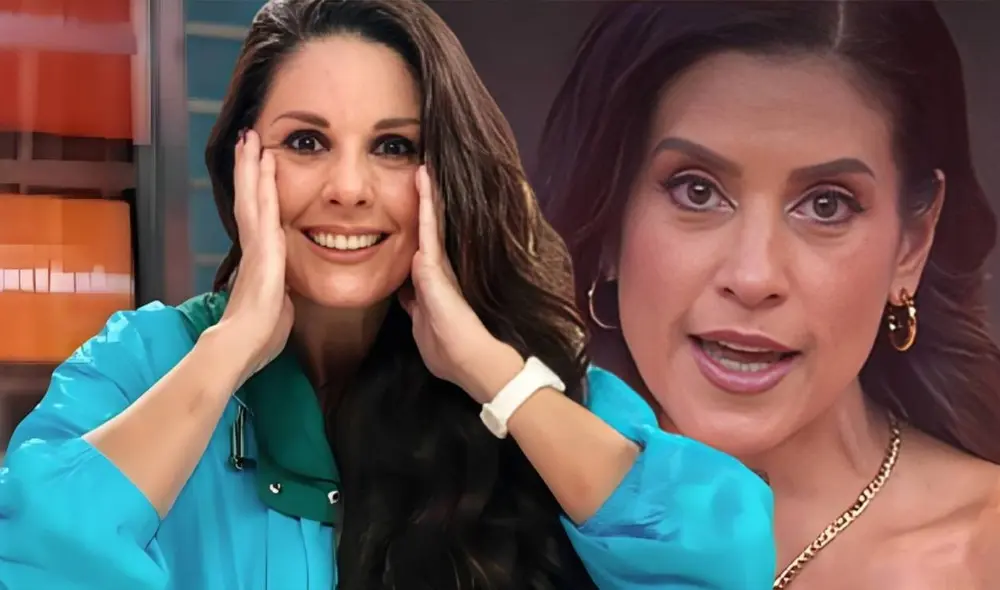 Rebeca Escribens y María Pía Copello son colegas en América Televisión. Rebeca Escribens y María Pía Copello son colegas en América Televisión.