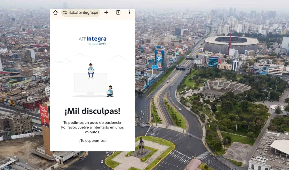 Usuarios reportan caída de páginas de AFP.