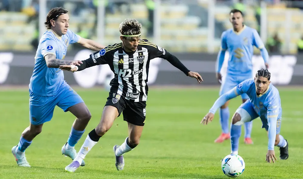 Bolívar jugó como local ante Atlético Mineiro. Foto: Conmebol Sudamericana