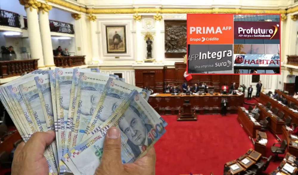 Pleno del Congreso aprobó el octavo retiro AFP el 17 de septiembre. Foto: composición/Andina Pleno del Congreso aprobó el octavo retiro AFP el 17 de septiembre. Foto: composición/Andina