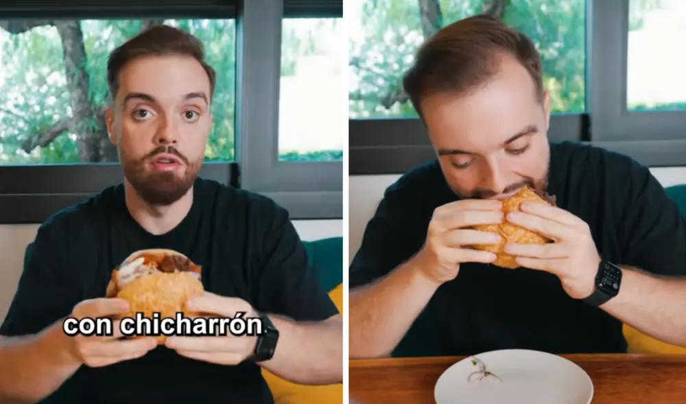 El streamer y creador de contenido español, Ibai Llanos, probó por primera vez el pan con chicharrón tras la victoria de Perú en el 'Mundial de desayunos'. El streamer y creador de contenido español, Ibai Llanos, probó por primera vez el pan con chicharrón tras la victoria de Perú en el 'Mundial de desayunos'.