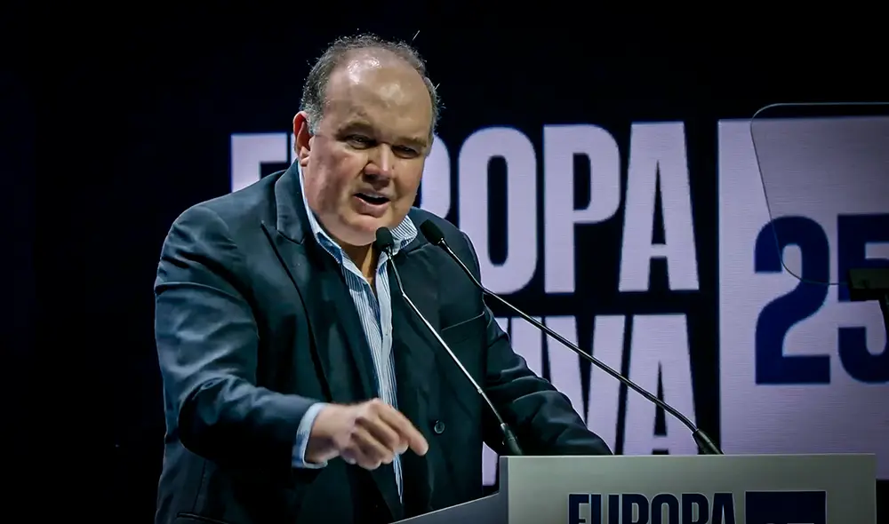 Rafael López Aliaga apoya partido extremista Vox España. Foto: YouTube Rafael López Aliaga apoya partido extremista Vox España. Foto: YouTube