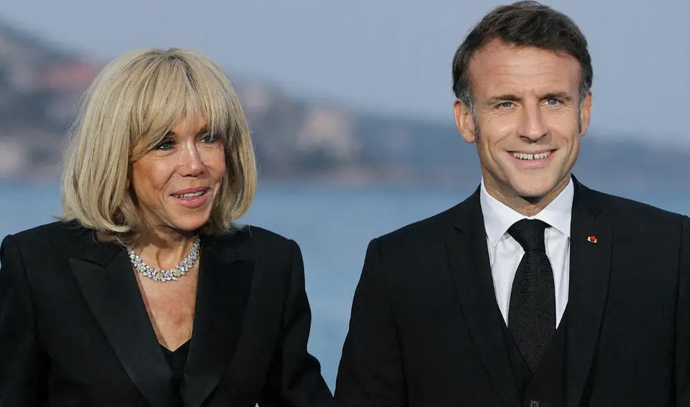 Brigitte Macron defiende su identidad en tribunal contra acusaciones falsas. Foto: AFP
