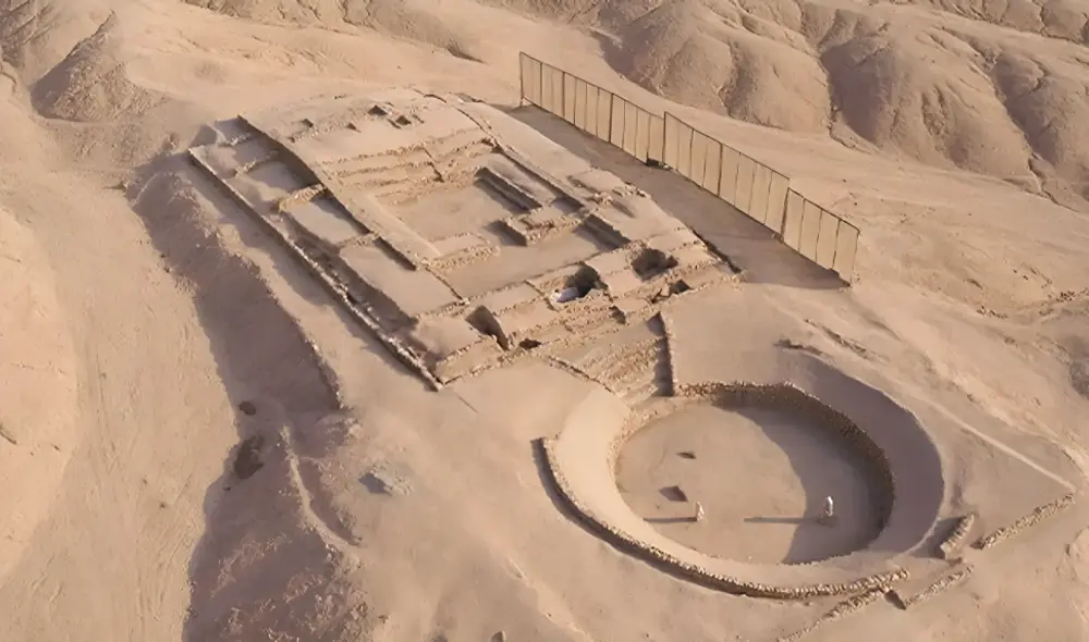 Descubrimiento en Peñico revela vestigios de la antigua civilización Caral. Foto: National Geographic Descubrimiento en Peñico revela vestigios de la antigua civilización Caral. Foto: National Geographic