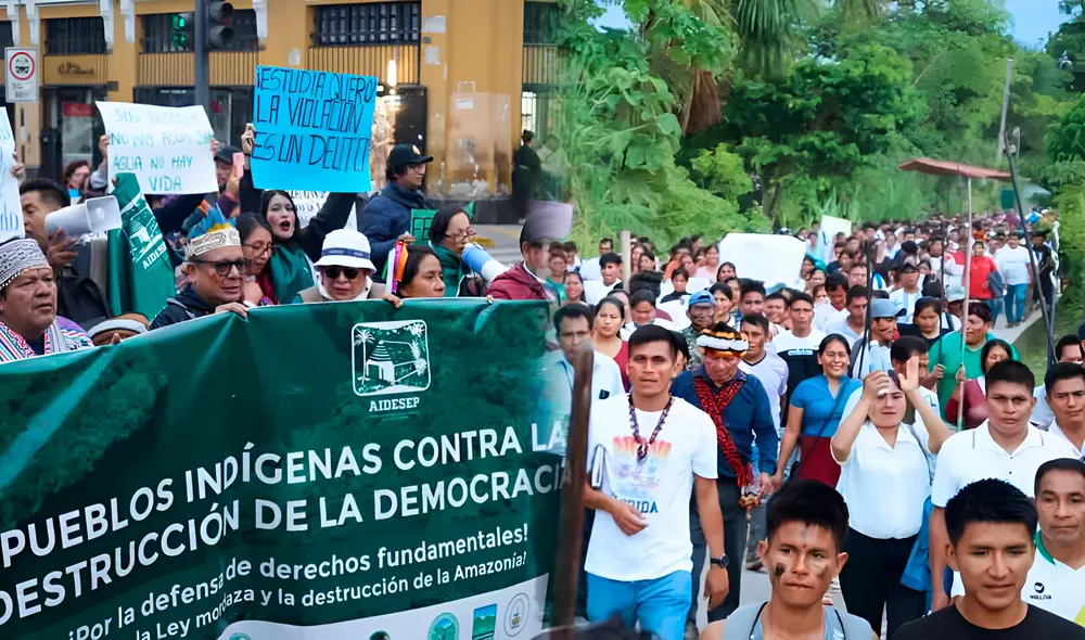 Organizaciones Indígenas señalan que se movilizarán para este 19 de setiembre debido "al atropello de los derechos humanos, en el marco de lo establecido en la Constitución Política del Perú".