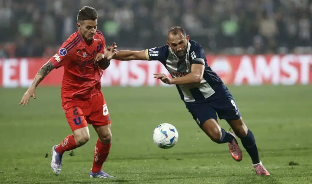 Alianza Lima mantiene su mala racha de no poder ganarle a la U. de Chile como local por Torneos Conmebol. Foto: Marco Cotrina/GLR