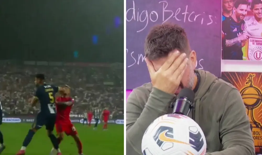 Mauro Cantoro lamenta la expulsión de Carlos Zambrano. Foto: Lr/Denganche