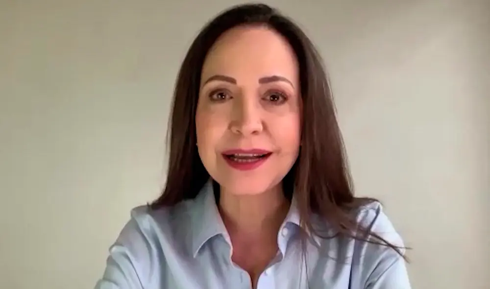 Machado reforzó su llamado a una marcha ciudadana en Venezuela para octubre. Machado reforzó su llamado a una marcha ciudadana en Venezuela para octubre.