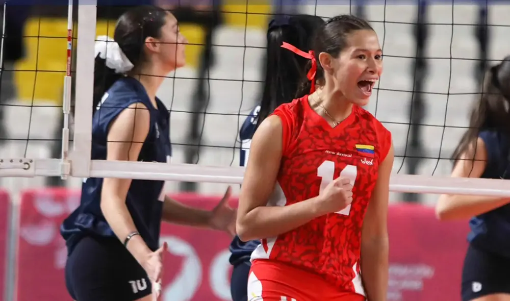 Venezuela perdió el primer set ante Chile, pero se recuperó a partir del segundo. Foto: FPV