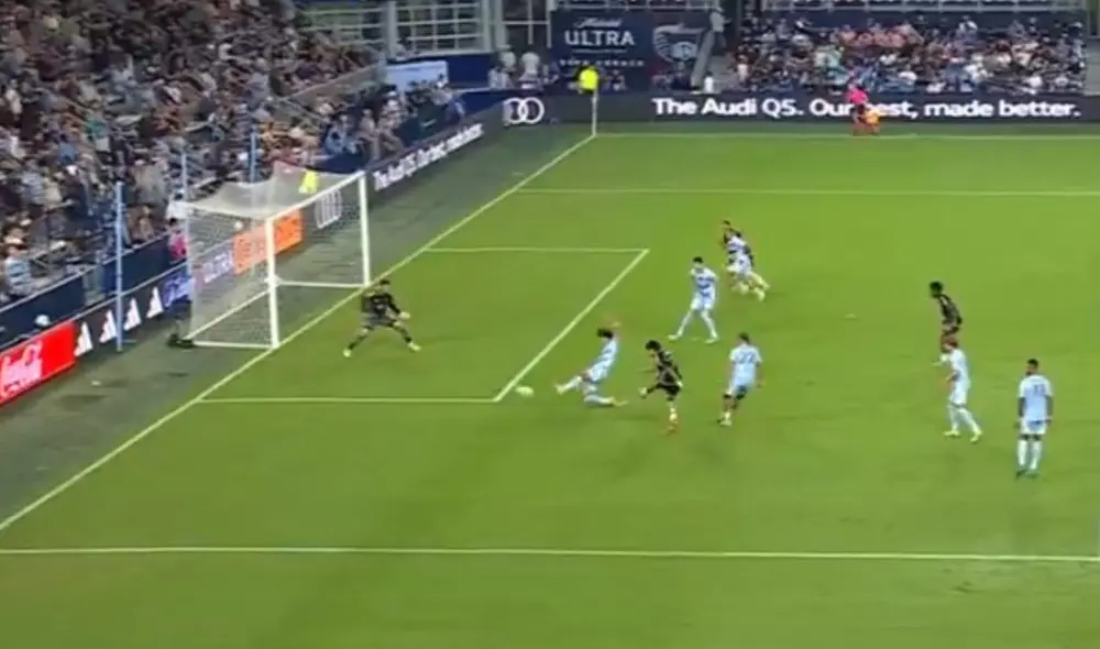 Kengi Cabrera sorprende con espectacular golazo ante Kansas City. Foto: MLS Kengi Cabrera sorprende con espectacular golazo ante Kansas City. Foto: MLS