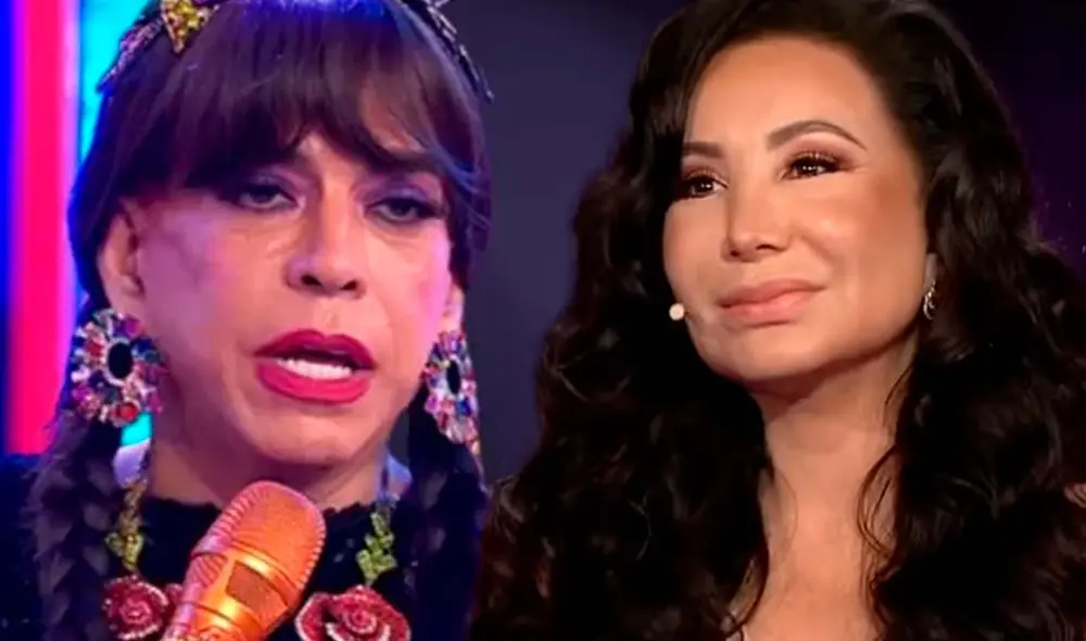 Janet Barboza descartó haberse hecho cirugías en la cara. Foto: Composición LR/Captura/América TV