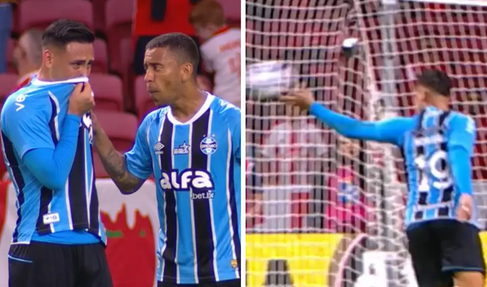 Erick Noriega cometió dos penales en el primer tiempo del Gremio vs Internacional. Foto: composición LR/captura de Globo Erick Noriega cometió dos penales en el primer tiempo del Gremio vs Internacional. Foto: composición LR/captura de Globo