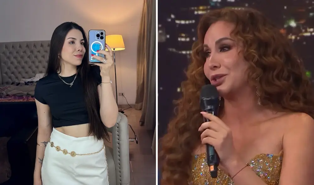 Antonella Huárac es fruto del matrimonio entre Janet Barboza y el productor Nilver Huárac. Foto: Composición LR/Instagram/América TV.
