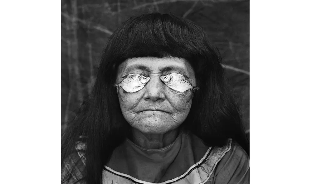 "Rostro con peces". (1999). Foto: Javier Silva Meinel. "Rostro con peces". (1999). Foto: Javier Silva Meinel.