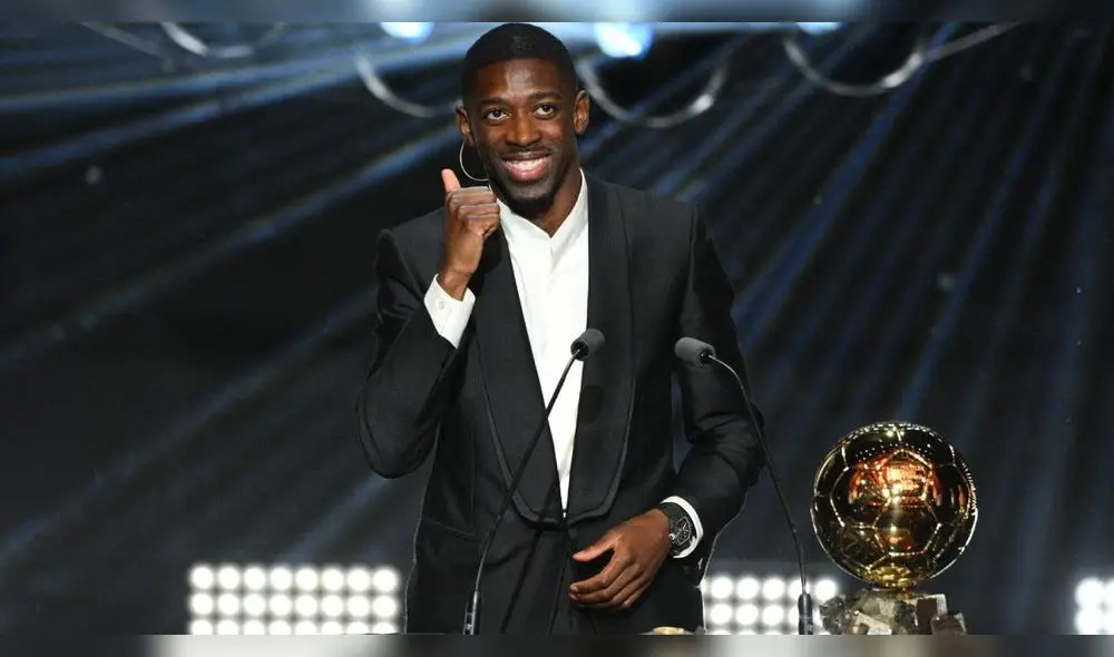Dembélé llegó al PSG tras su paso por el Barcelona. Foto: captura de Ballon d'Or Dembélé llegó al PSG tras su paso por el Barcelona. Foto: captura de Ballon d'Or