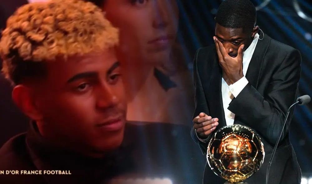 Lamine Yamal ganó el trofeo Kopa a mejor jugador joven en la gala del Balón de Oro. Foto: Claro Sports/Balón de Oro