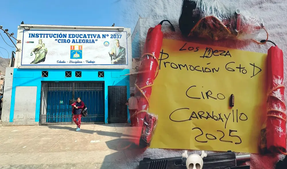 Extorsión en colegio Ciro Alegría Extorsión en colegio Ciro Alegría