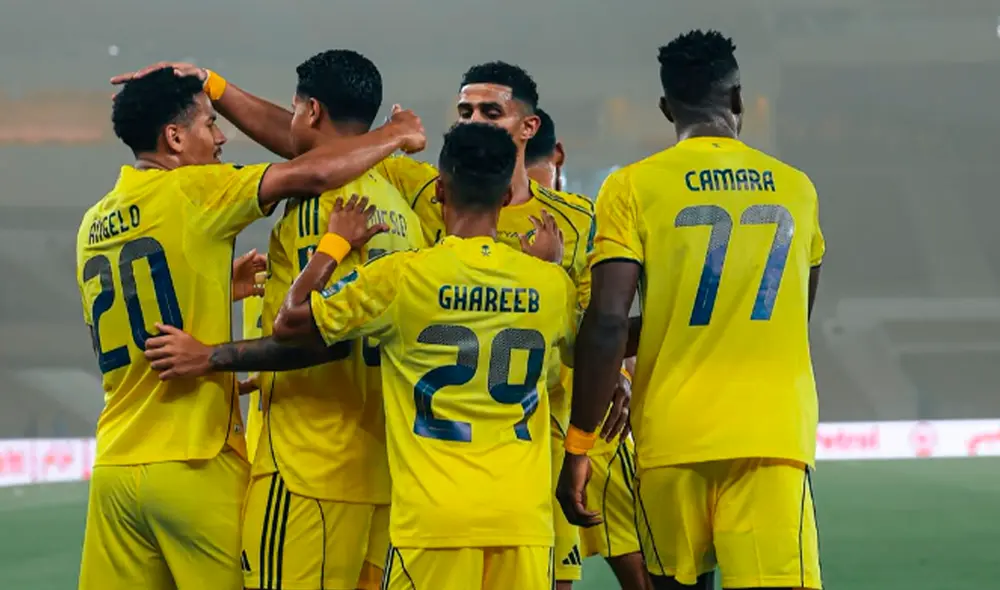 All Nassr se va al descanso con la mínima diferencia y sin Cristiano Ronaldo de titular.Foto: All Nassr