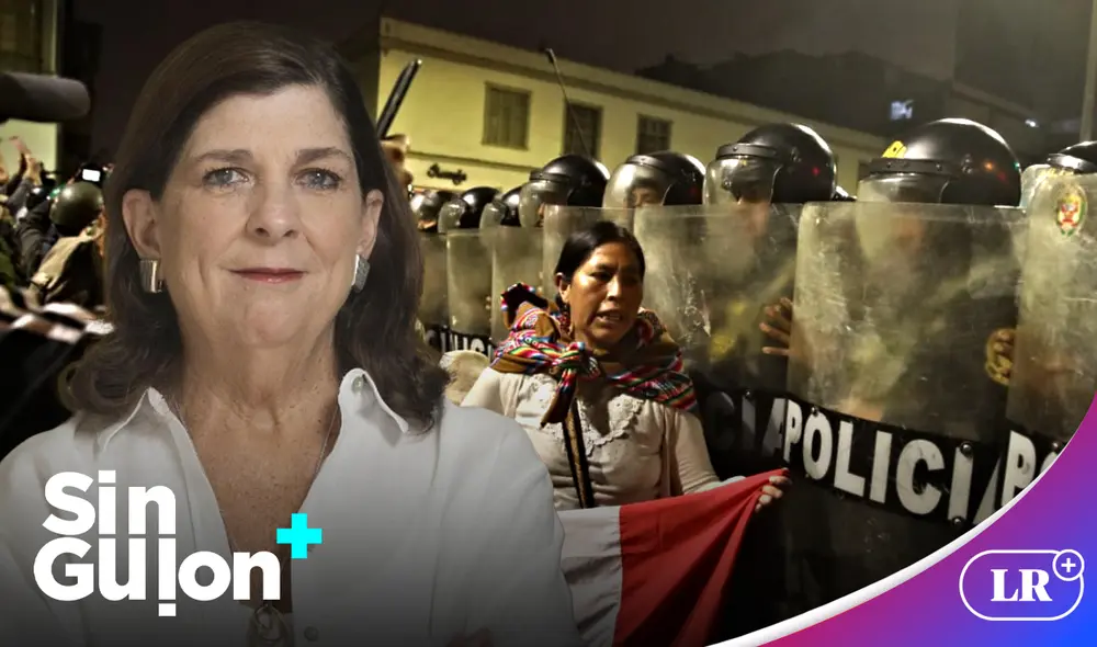 Rosa María Palacios comenta las agresiones ocurridas en la marcha de la Generación Z. Foto: composición LR Rosa María Palacios comenta las agresiones ocurridas en la marcha de la Generación Z. Foto: composición LR
