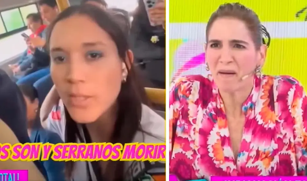 Alejandra Argumedo lanzó insultos racistas a pasajeros del Metropolitano. Foto: Composición LR/captura/'Amor y fuego'