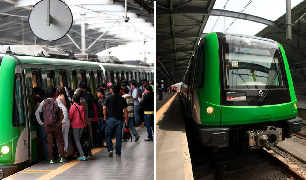 Las fallas reportadas en la Línea 1 del Metro de Lima ocasionaron demoras de hasta 1 hora en el servicio. Foto: Composición LR