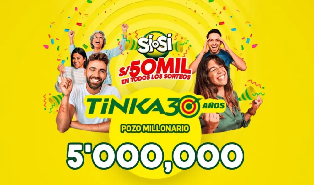Nuevo sorteo de La Tinka con un pozo de S/5.000.000