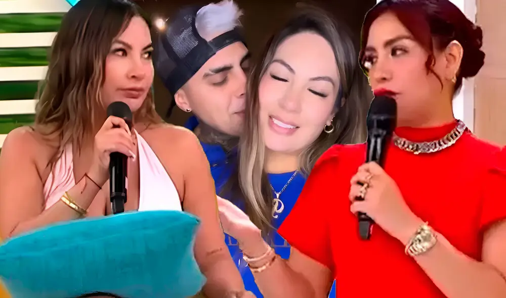 Pamela López defendió su relación con Paul Michael. Foto: Composición LR/Captura/América TV