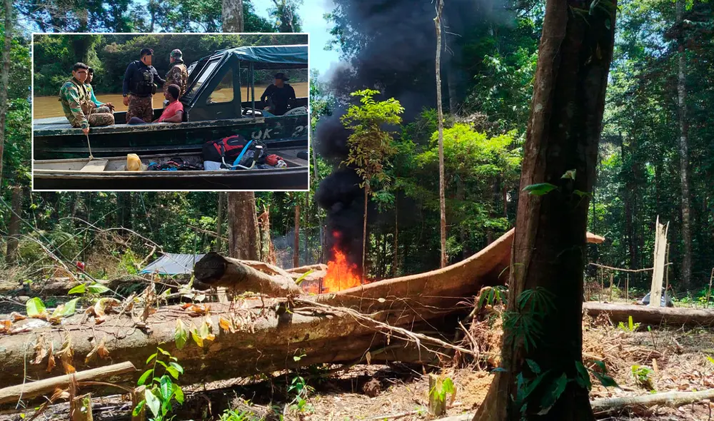 PNP detuvo a un peruano y dos colombianos a las orillas del río Atacuari.