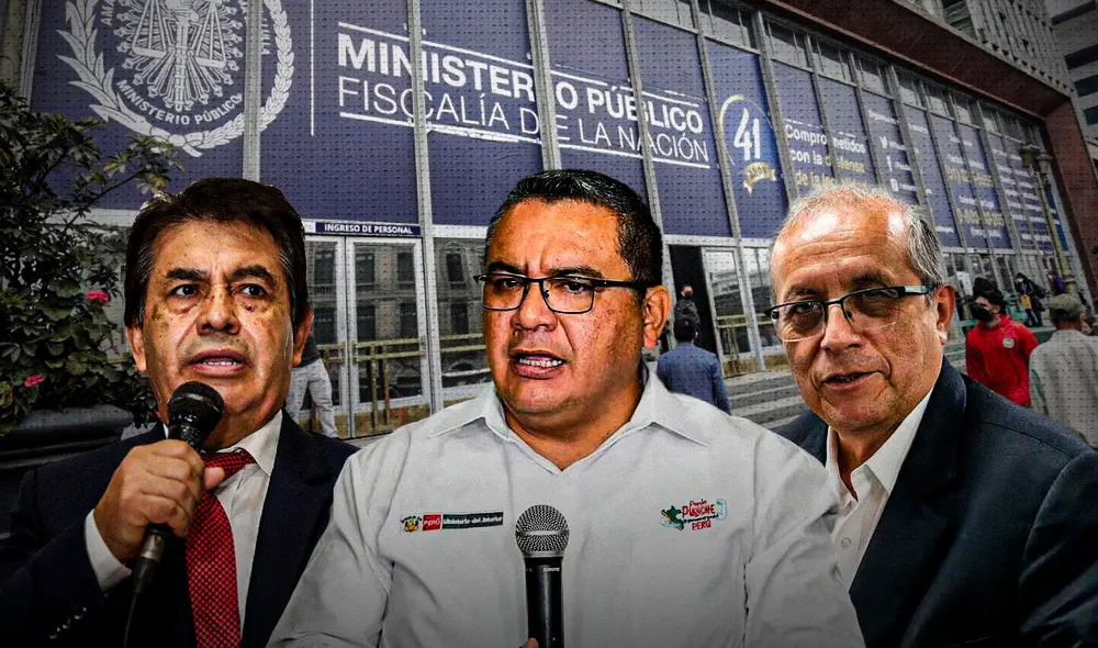 El fiscal de la Nación continuara las investigaciones contra Santiváñez y Nicanor Boluarte | Composición: Omar Neyra / Foto: LR.