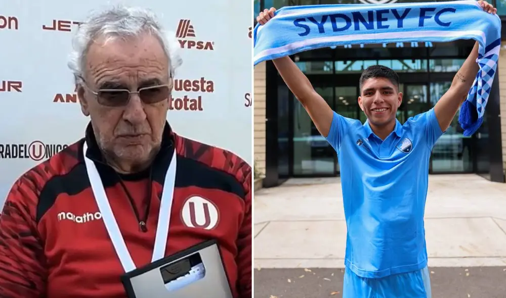 Jorge Fossati dirigió a Piero Quispe en el 2023. Foto: composición LR/captura de Ovación/Sydney FC