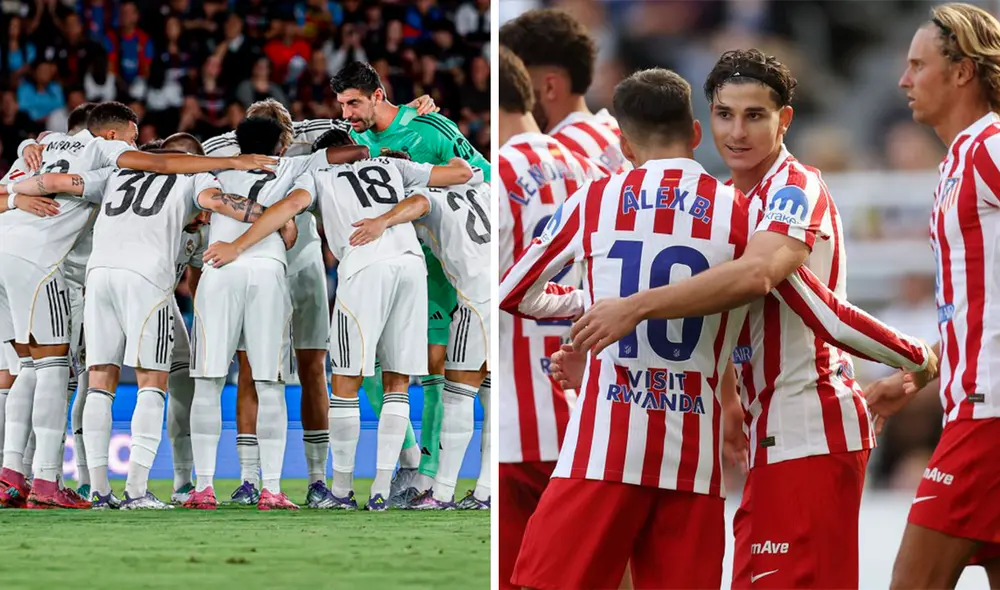 Real Madrid contra Atlético de Madrid por LaLiga este sábado. Foto: composición LR/Real Madrid/difusión