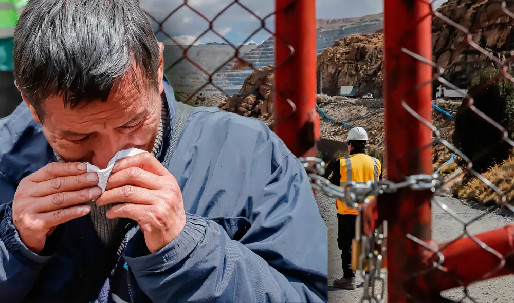 Pobladores de Morococha piden justicia y que sus derechos básicos sean respetados en un reasentamiento digno y seguro. Foto: Sebastián Blanco/composición LR