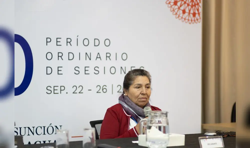 Georgina Gamboa, víctima de violencia sexual en el conflicto armado interno
