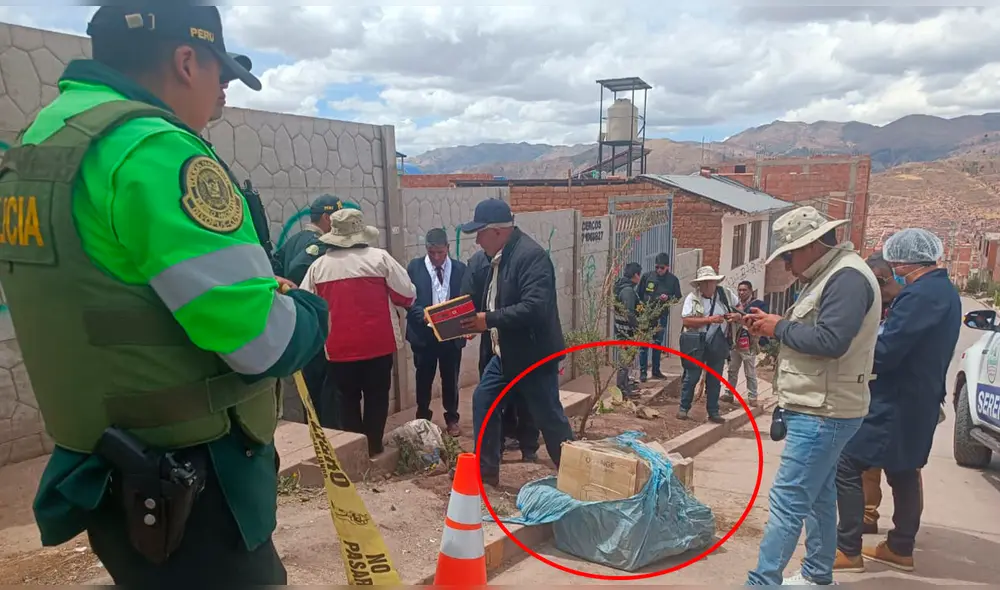 En el lugar, DDC Cusco halló un cráneo, osamenta y restos de lo que sería un fardo funerario. Foto: Luis Álvarez, La República