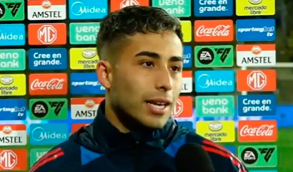 Lucas Assadi anotó el 1-0 parcial a favor de la U. de Chile. Foto: captura de ESPN