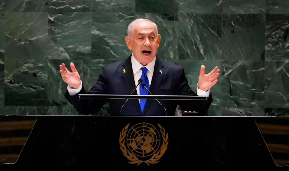 La prensa de Israel confirmó que Benjamin Netanyahu ordenó instalar altavoces en Gaza para que palestinos escuchen su discurso ante la ONU.