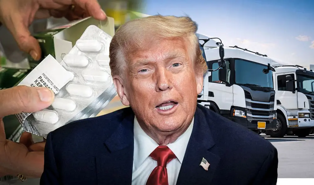 Donald Trump anunció nuevos aranceles del 100% a medicamentos no fabricados en EE. UU. a partir del 1 de octubre. Foto: composición LR/AFP Donald Trump anunció nuevos aranceles del 100% a medicamentos no fabricados en EE. UU. a partir del 1 de octubre. Foto: composición LR/AFP