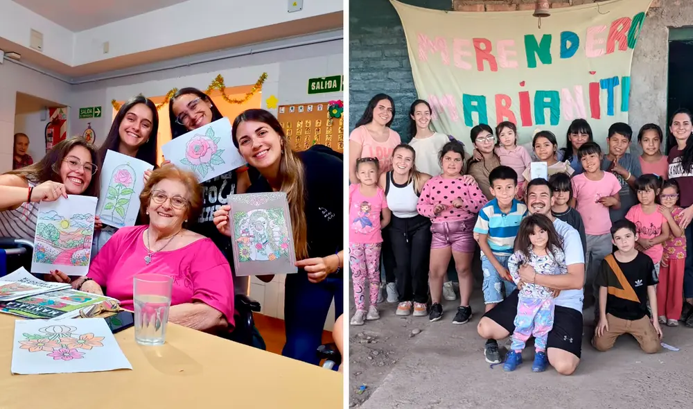 El voluntariado 'Huellas' llega al Perú para ayudar a adultos mayores y niños en estado de abandono. Foto: composición LR El voluntariado 'Huellas' llega al Perú para ayudar a adultos mayores y niños en estado de abandono. Foto: composición LR