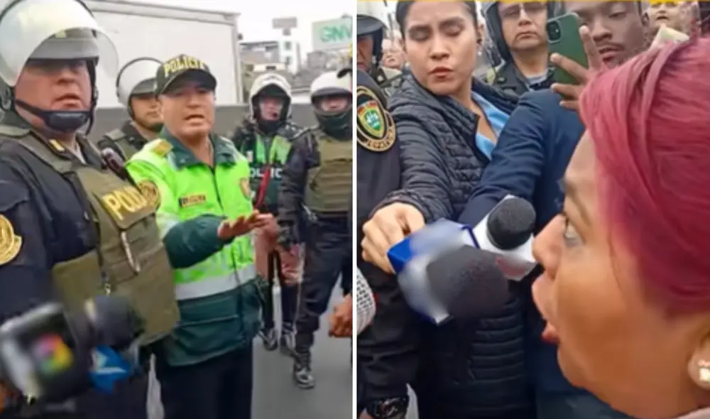 La transportistas le reclamó al agente de la PNP la falta de seguridad ante la creciente ola de extorsiones hacia los conductores. La transportistas le reclamó al agente de la PNP la falta de seguridad ante la creciente ola de extorsiones hacia los conductores.