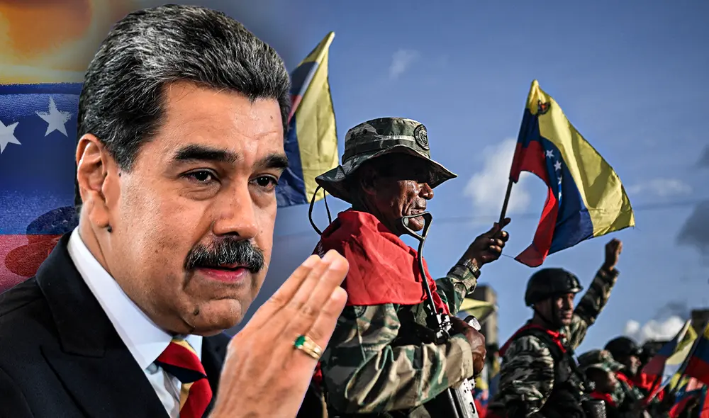 En el contexto de las tensiones con Estados Unidos, Maduro agregó que el país está blindado. Foto: Composición LR/AFP. En el contexto de las tensiones con Estados Unidos, Maduro agregó que el país está blindado. Foto: Composición LR/AFP.