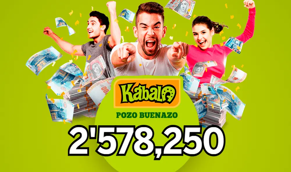 Nuevo sorteo de La Kábala con Pozo Buenazo de S/2.578.250 | Composición LR | Foto: Intralot Nuevo sorteo de La Kábala con Pozo Buenazo de S/2.578.250 | Composición LR | Foto: Intralot