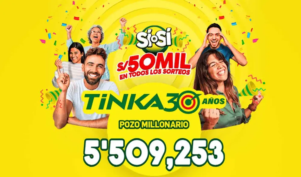 El sorteo de La Tinka se realiza todos los miércoles y domingos.