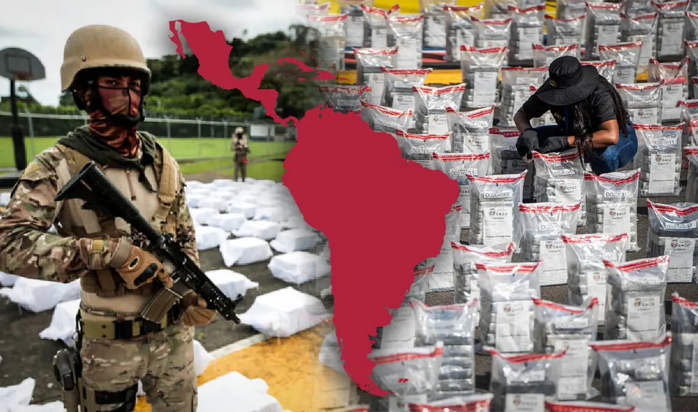 El consumo de drogas genera preocupaciones alarmantes, con 600 mil muertes anuales a nivel global. América Latina se ha convertido en el epicentro del narcotráfico internacional. Foto: composición LR/AFP El consumo de drogas genera preocupaciones alarmantes, con 600 mil muertes anuales a nivel global. América Latina se ha convertido en el epicentro del narcotráfico internacional. Foto: composición LR/AFP
