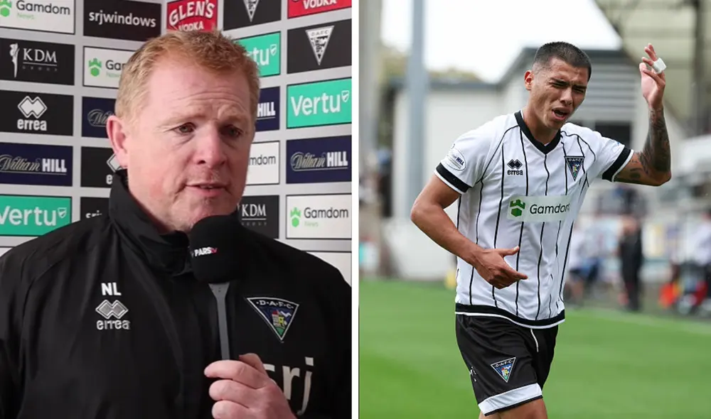 Jefferson Cáceres fue titular en la derrota de Dunfermline. Foto: composición LR/difusión Jefferson Cáceres fue titular en la derrota de Dunfermline. Foto: composición LR/difusión