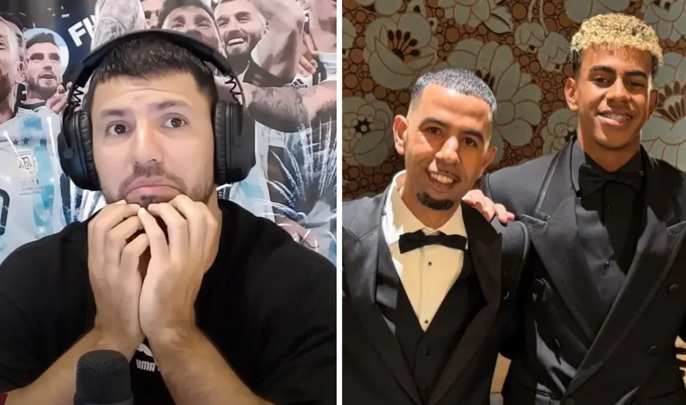 Se viralizó una supuesta pelea entre 'Kun' Agüero y el padre de Lamine Yamal. Foto: composición LR/captura de Kun Agüero/captura de Instagram
