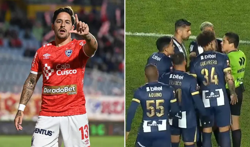 Alejandro Hohberg fue elegido el mejor jugador del partido. Foto: composición LR/Club Cienciano/captura de L1 MAX