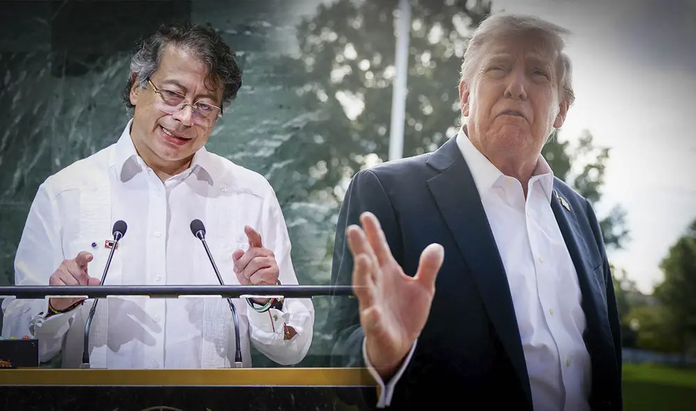 La decisión de EE. UU. de revocar la visa a Gustavo Petro tras sus polémicas declaraciones en la ONU genera la mayor crisis diplomática bilateral en 30 años. Foto:  composición LR/AFP