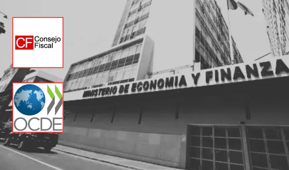 OCDE advierte sobre deterioro fiscal y estancamiento de productividad. Foto: composición/Andina/OCDE/Consejo Fiscal